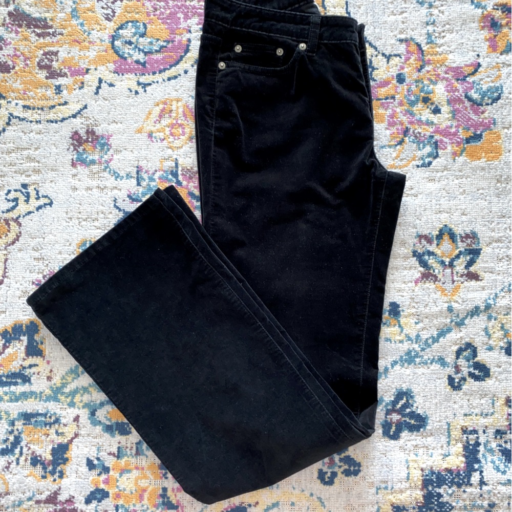 Halogen Black Velvet Jeans